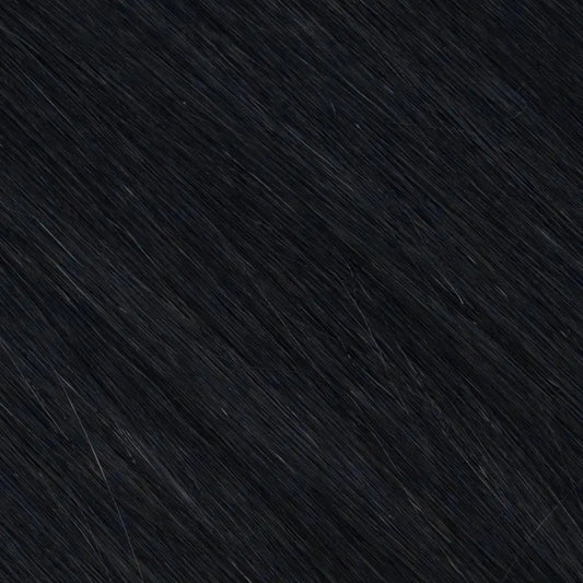 Blackest Black Cool Toned with Blue Undertones.