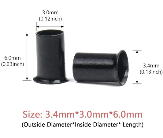 COPPER FLARE BEADS: SILICONE FREE (I-TIP) - 3.4mm x 3mm x 6mm Global Morado Inc.