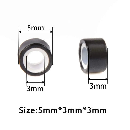 ALUMINUM SILICONED MICRO BEADS - 5mm x 3mm x 3mm Global Morado Inc.