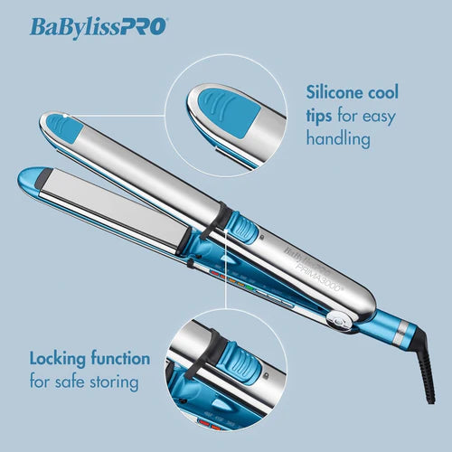 BaBylissPRO NANO TITANIUM 1¼” PRIMA3000 & 1¼" EXTENDED BARREL CURLING IRON SET