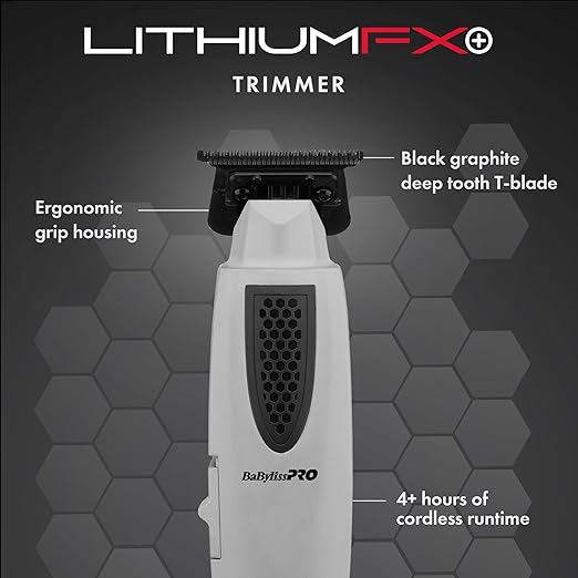 BaBylissPRO LithiumFX+ ERGONOMIC TRIMMER GRAY BaBylissPRO