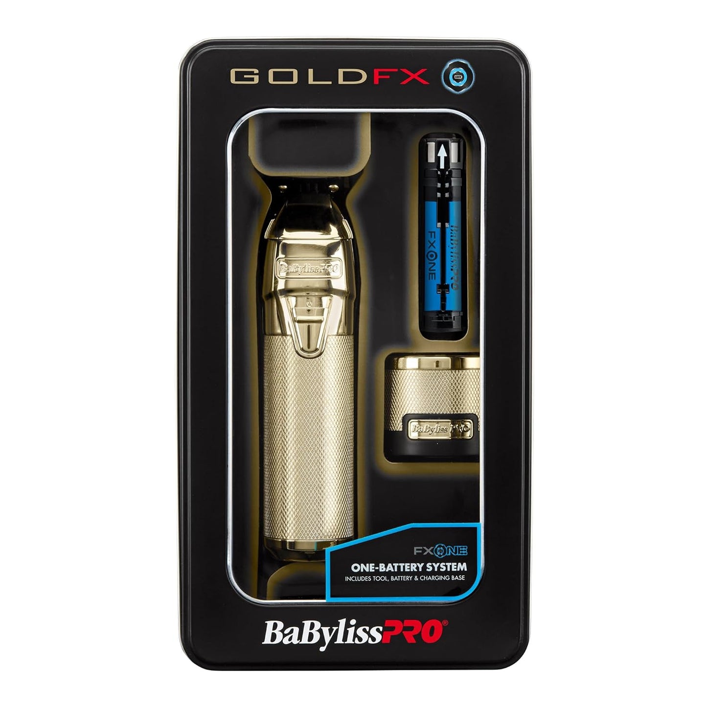 BABYLISSPRO FXONE GOLD/ MATTE BLACK CORDLESS TRIMMER