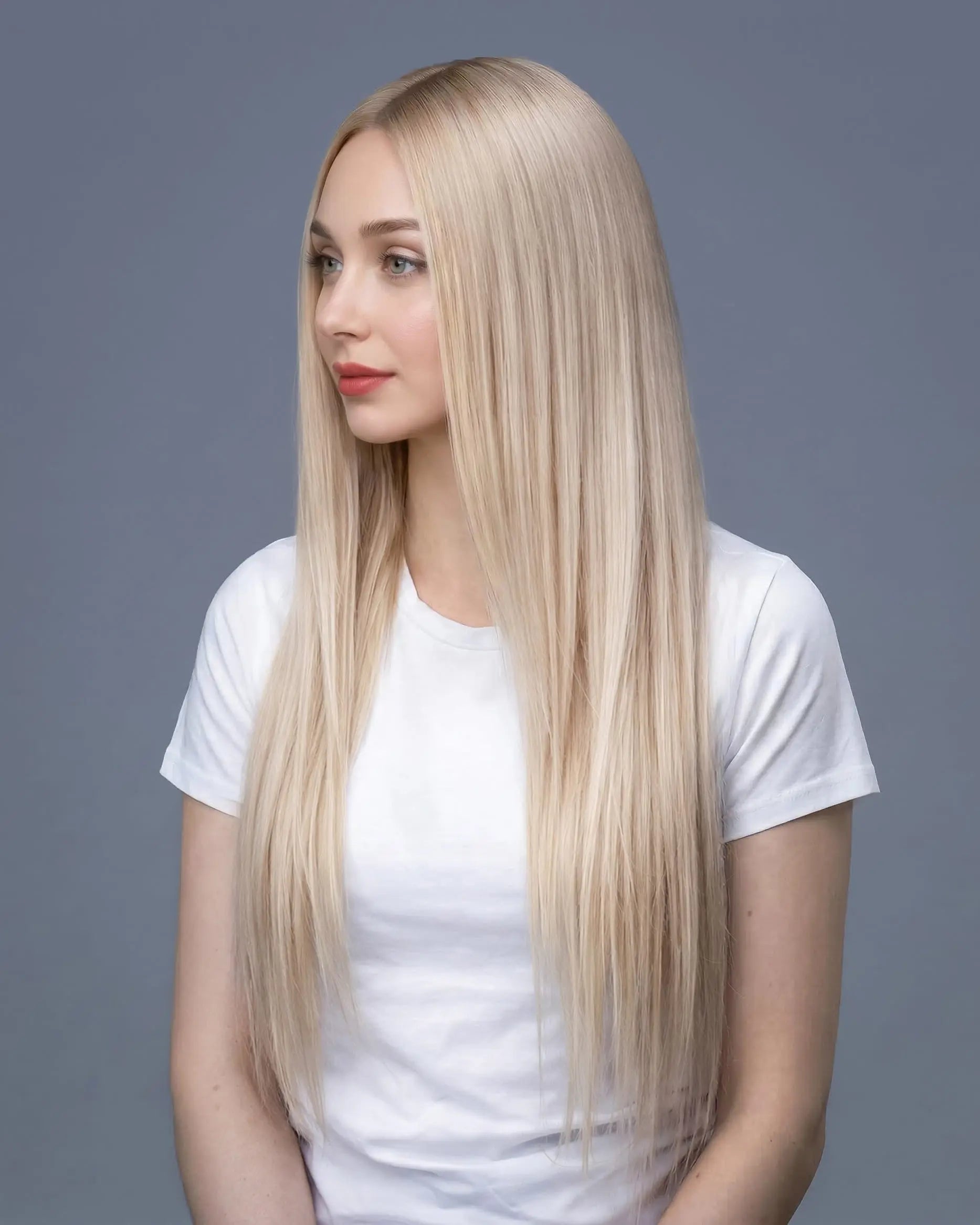 Tape-In Hair Extensions Ash Blonde with Strawberry Blonde #18/22