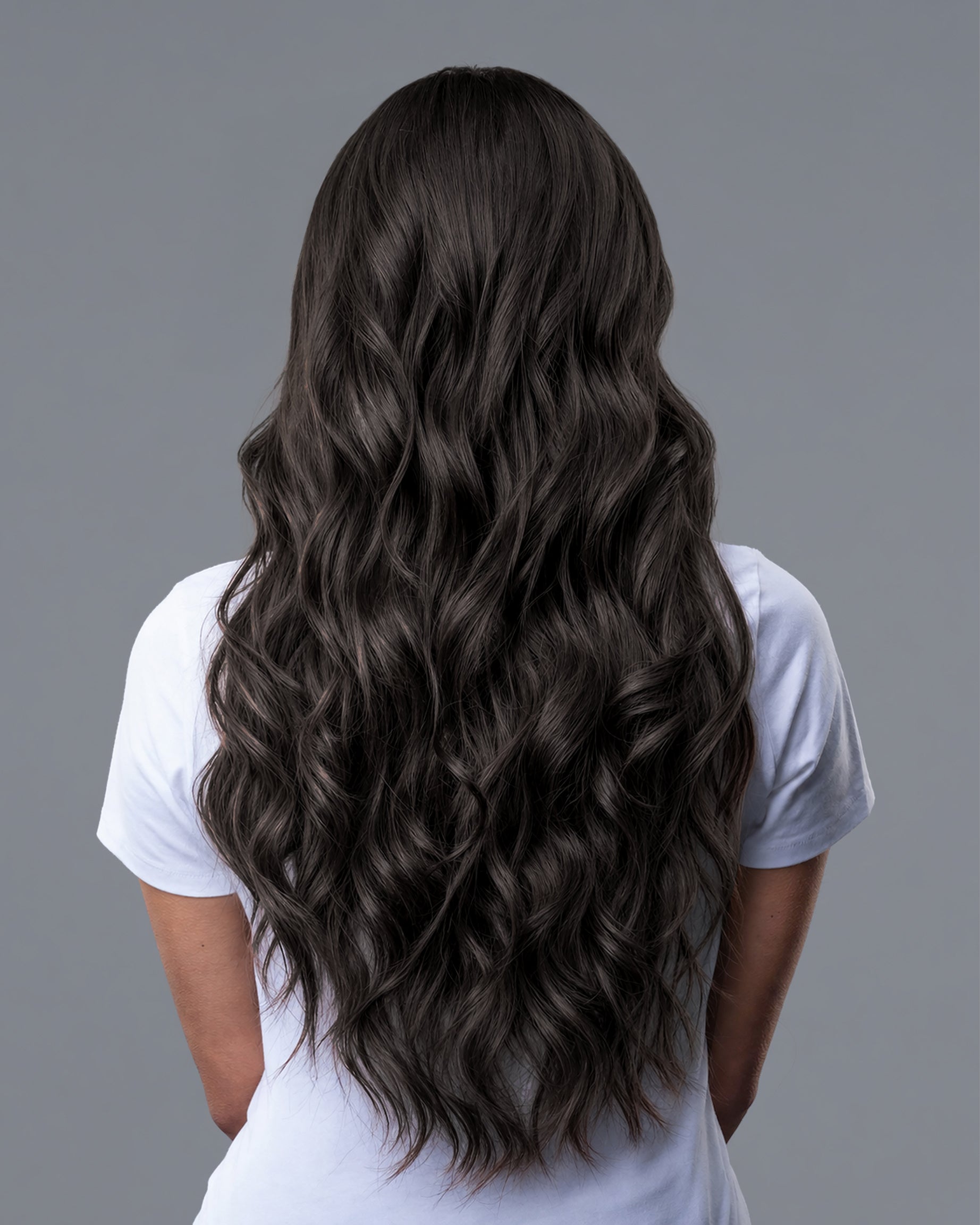 Aura Weft Hair Extensions Off Black #1B