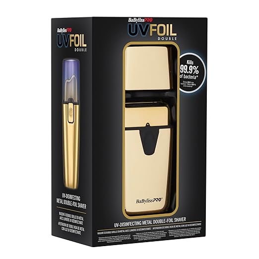 BABYLISSPRO UV-DISINFECTING DOUBLE FOIL SHAVER