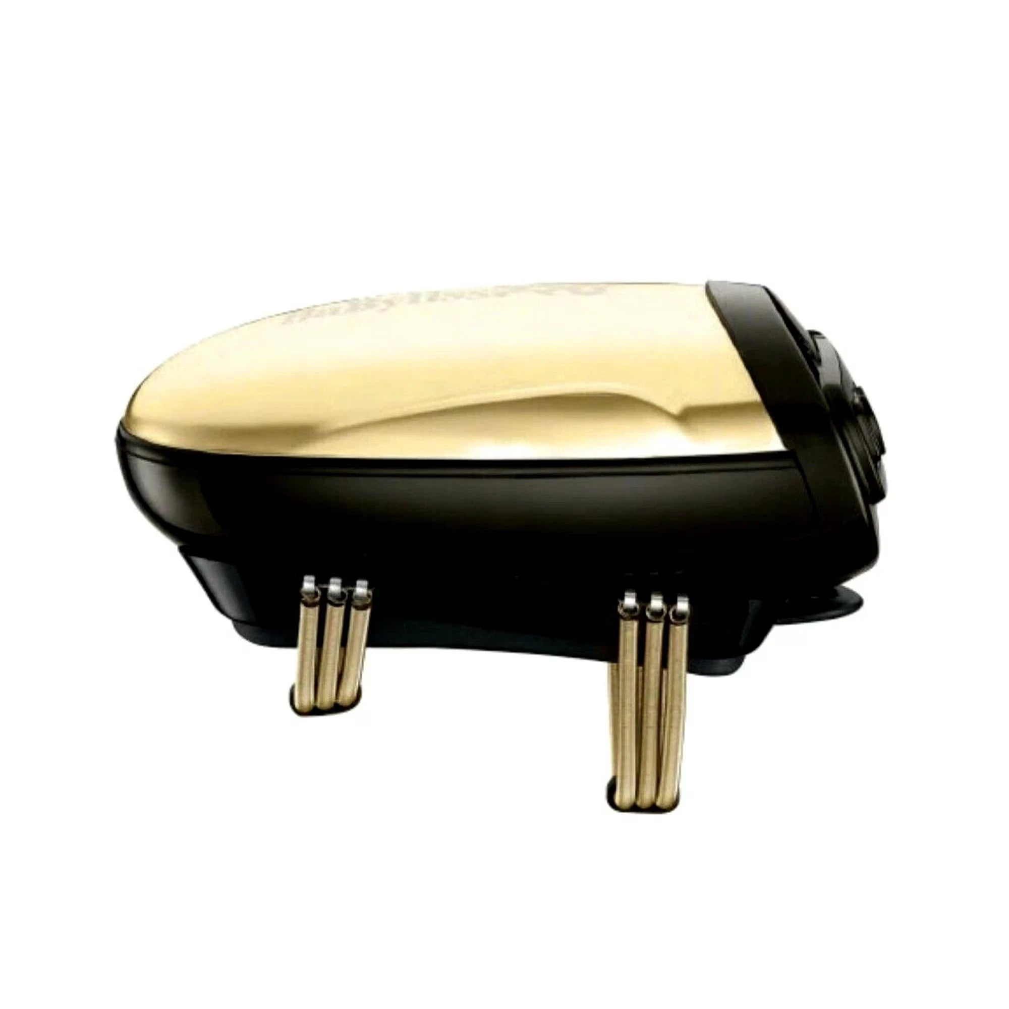 BaBylissPRO VIBEFX Cord/Cordless Massager Gold – Professional 2-Speed Barber Massager (FXSSMG)