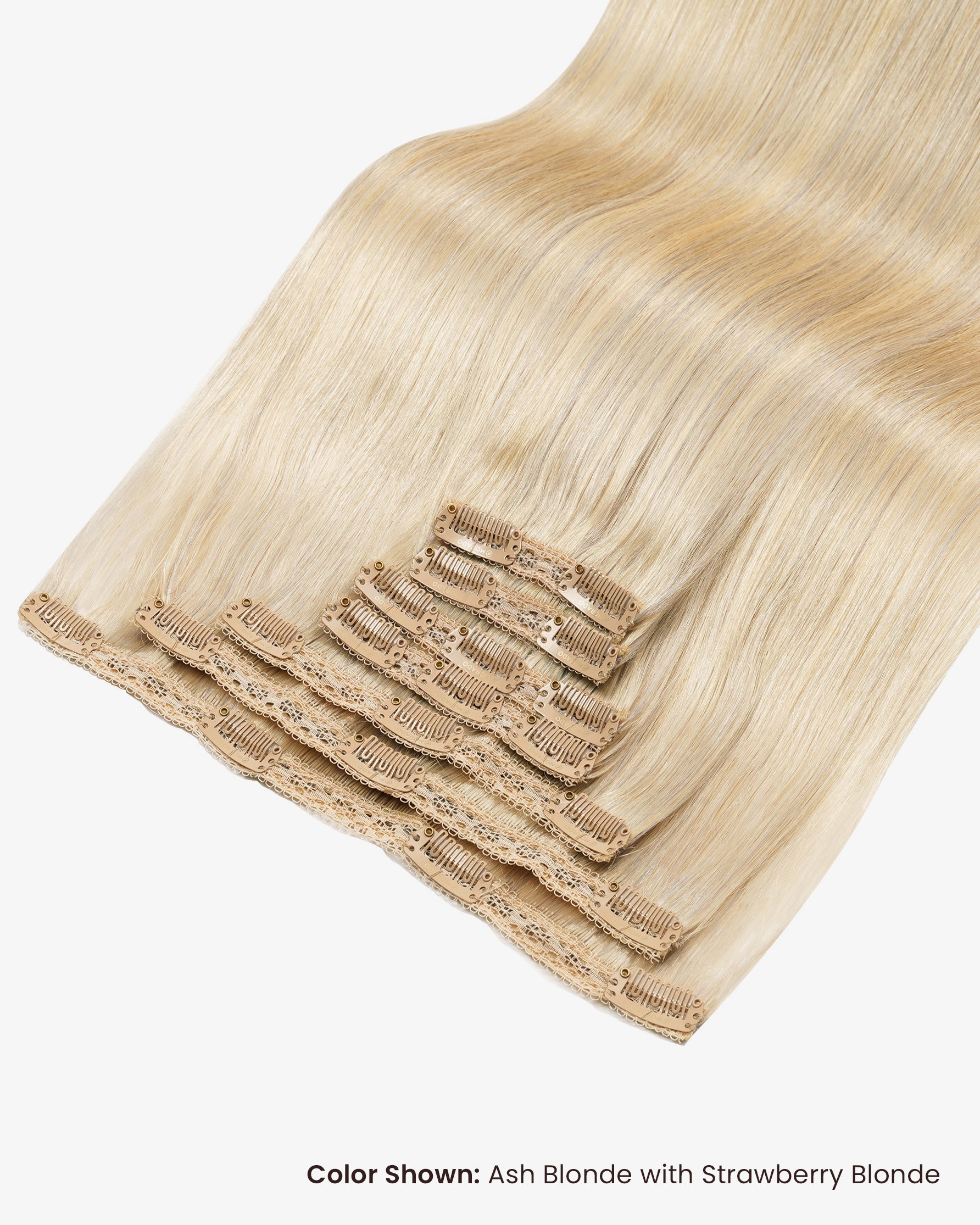 Clip-In Hair Extensions Platinum Blonde #613