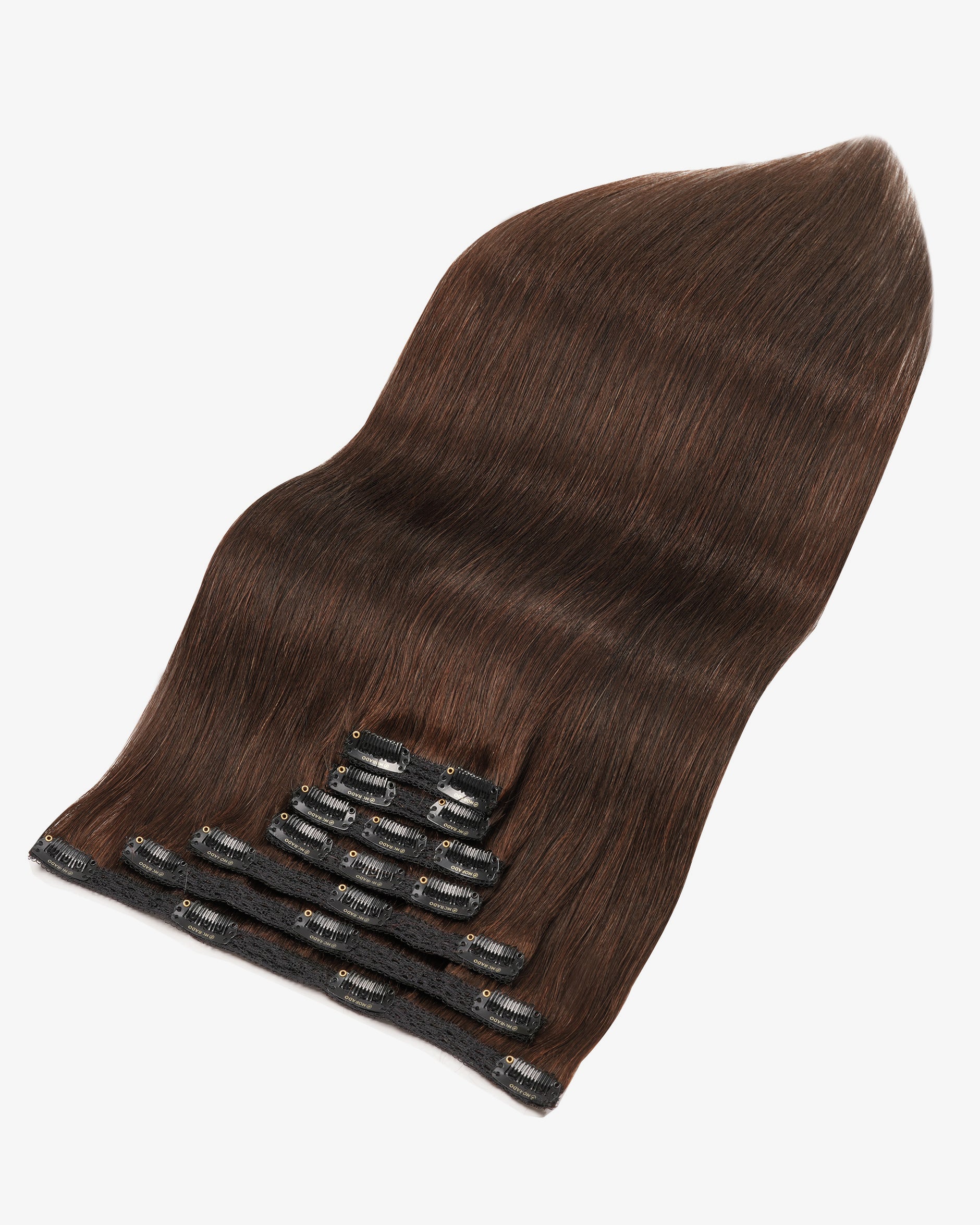 Clip-In Hair Extensions Dark Brown #2