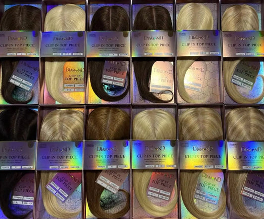 DIAMOND LUXURY HAIR TOPPERS COLORS