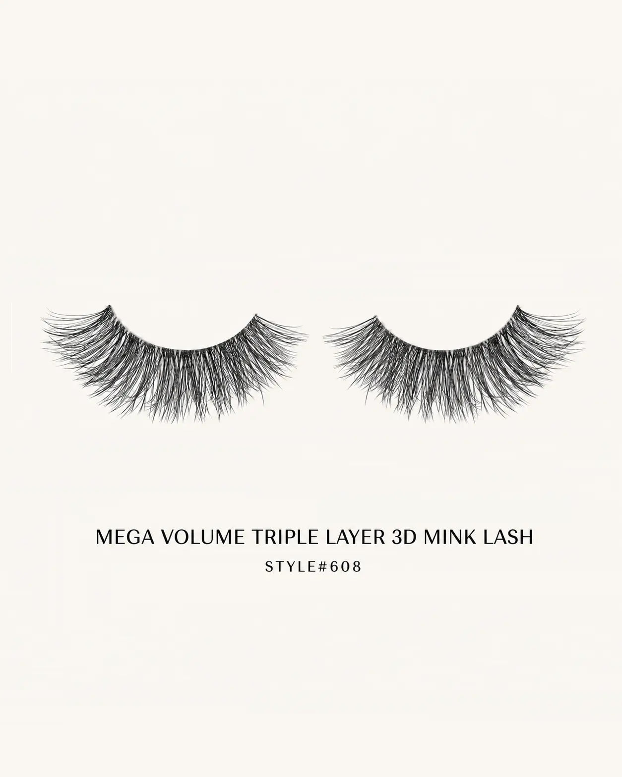 Diamond Mega Volume 3D Faux Mink Style #608