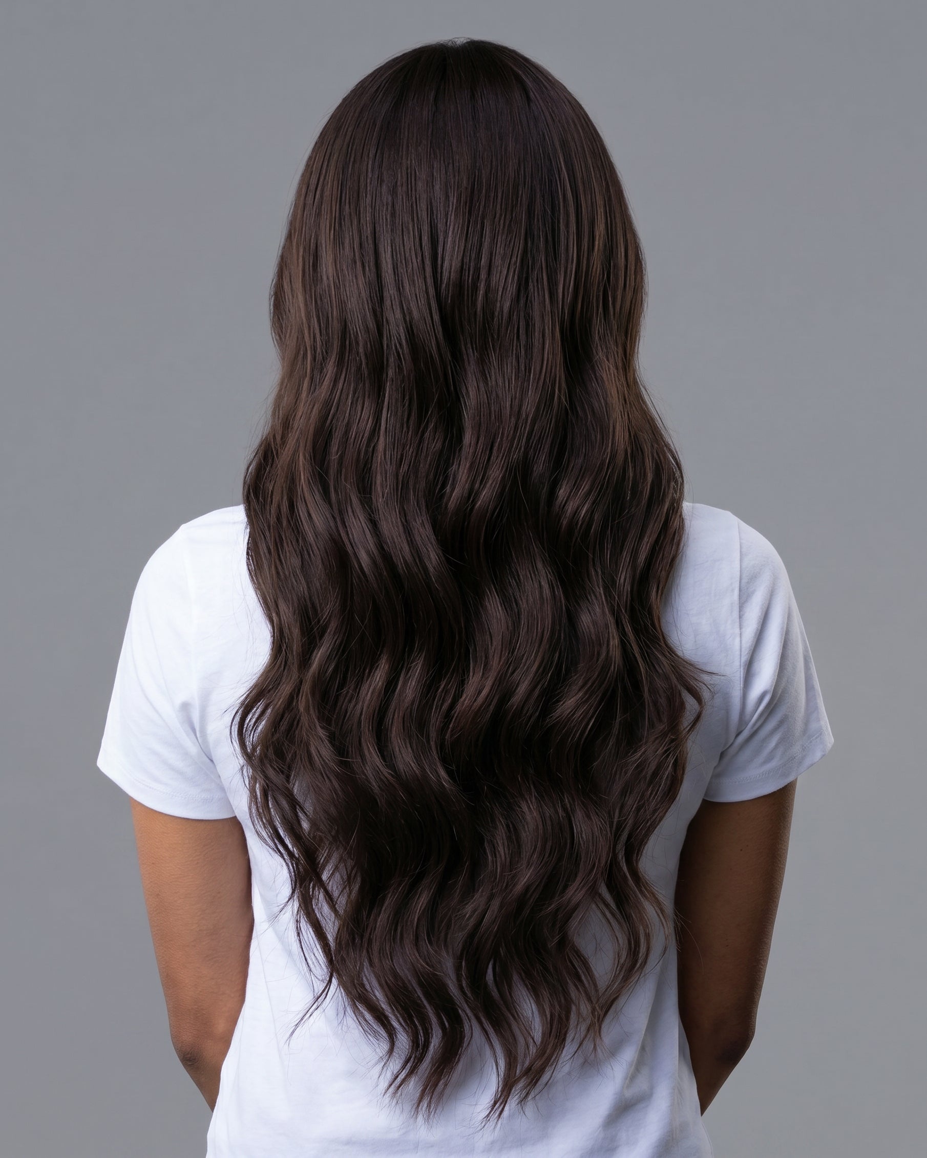 Micro Loop Hair Extensions Dark Brown #2