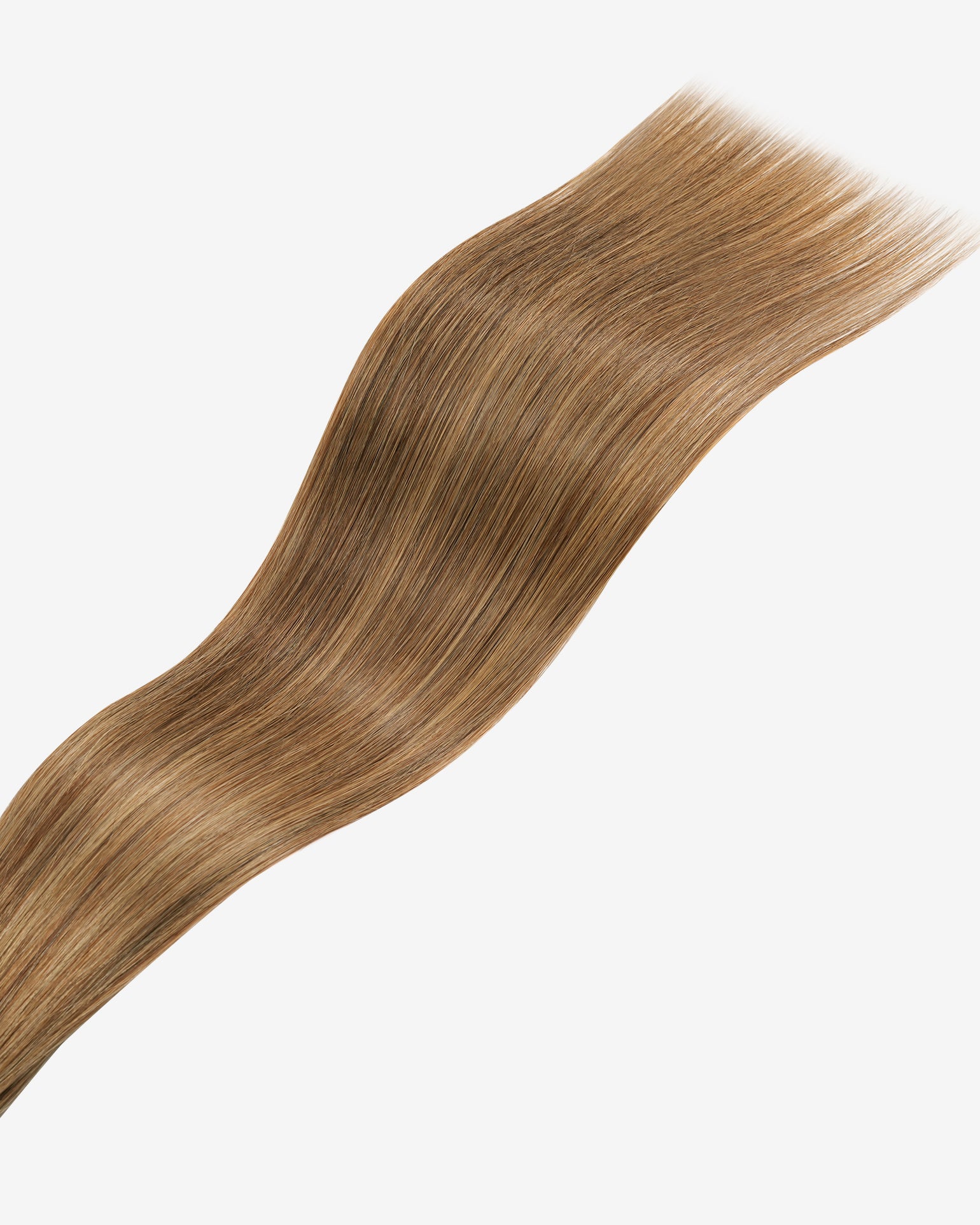 Clip-In Hair Extensions Medium Brown with Honey Blonde #4/27