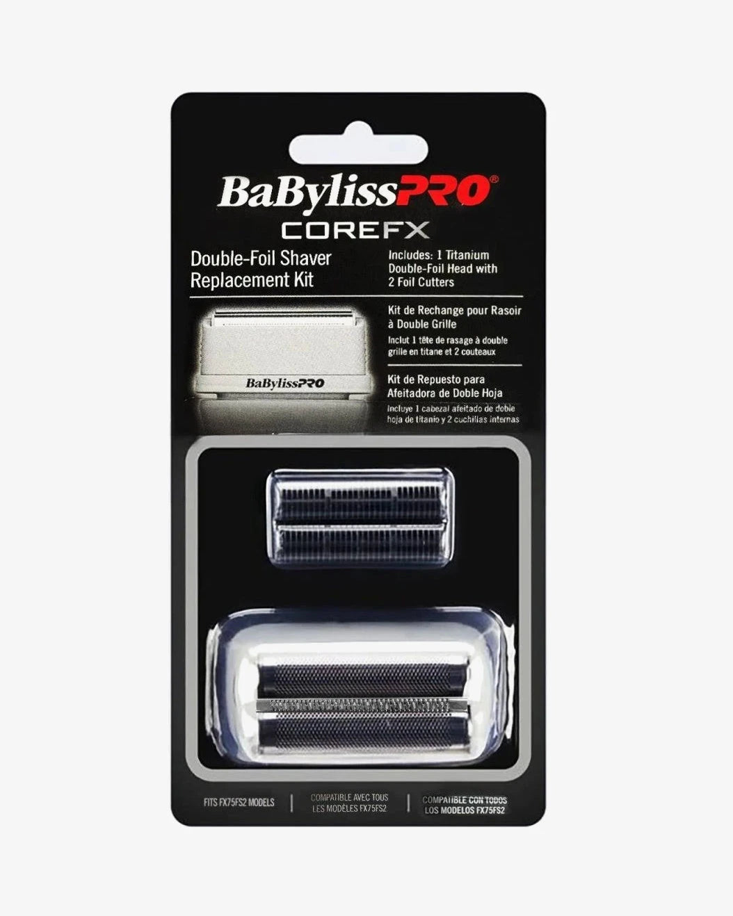 BaBylissPRO Replacement Foil & Cutter Set for Double-Foil Shavers – Fits FXONE, FOILFX02, COREFX & More
