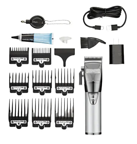 BaBylissPRO FX+ GOLD/SILVER ALL METAL LITHIUM CLIPPER Global Morado Inc.