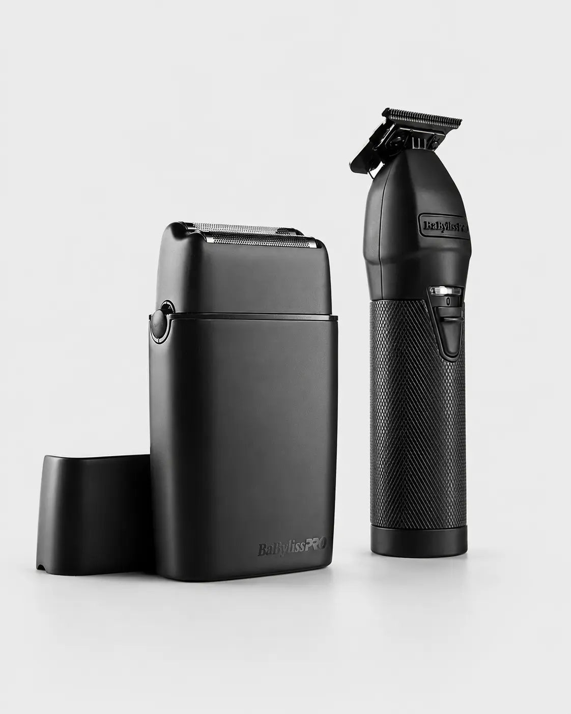 BaBylissPRO LimitedFX Matte Black Trimmer & Double Foil Shaver Combo