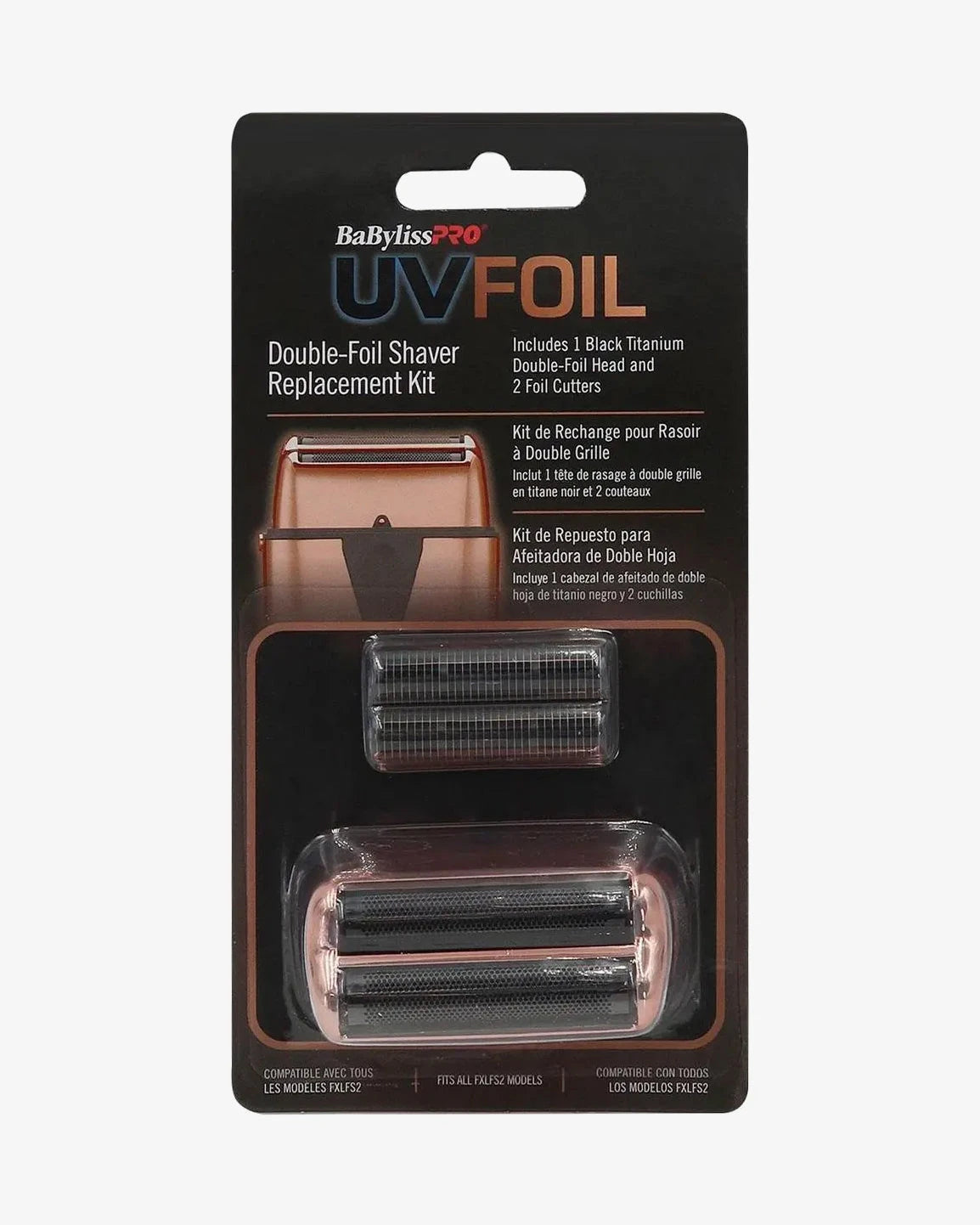 BaBylissPRO Replacement Foil & Cutter Set for Double-Foil Shavers – Fits FXONE, FOILFX02, COREFX & More