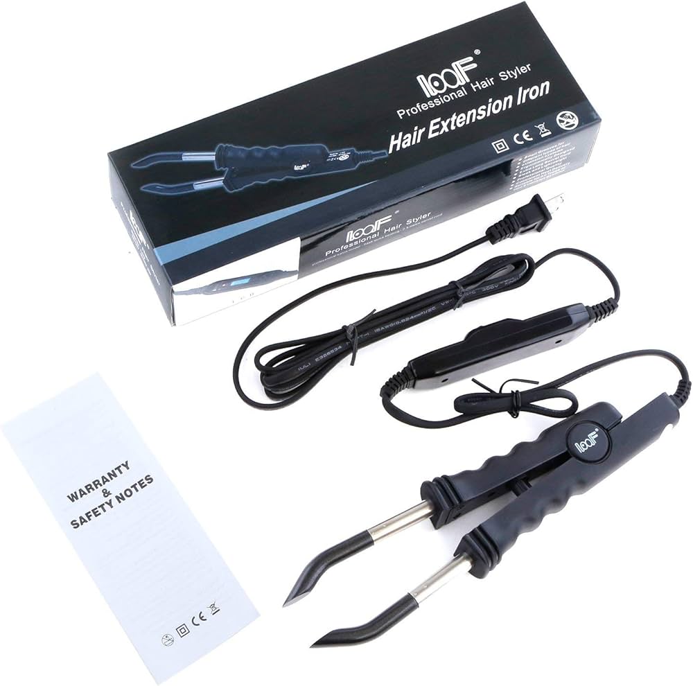 PROFESSIONAL FLAT TIP FUSION HAIR EXTENSION HEAT IRON