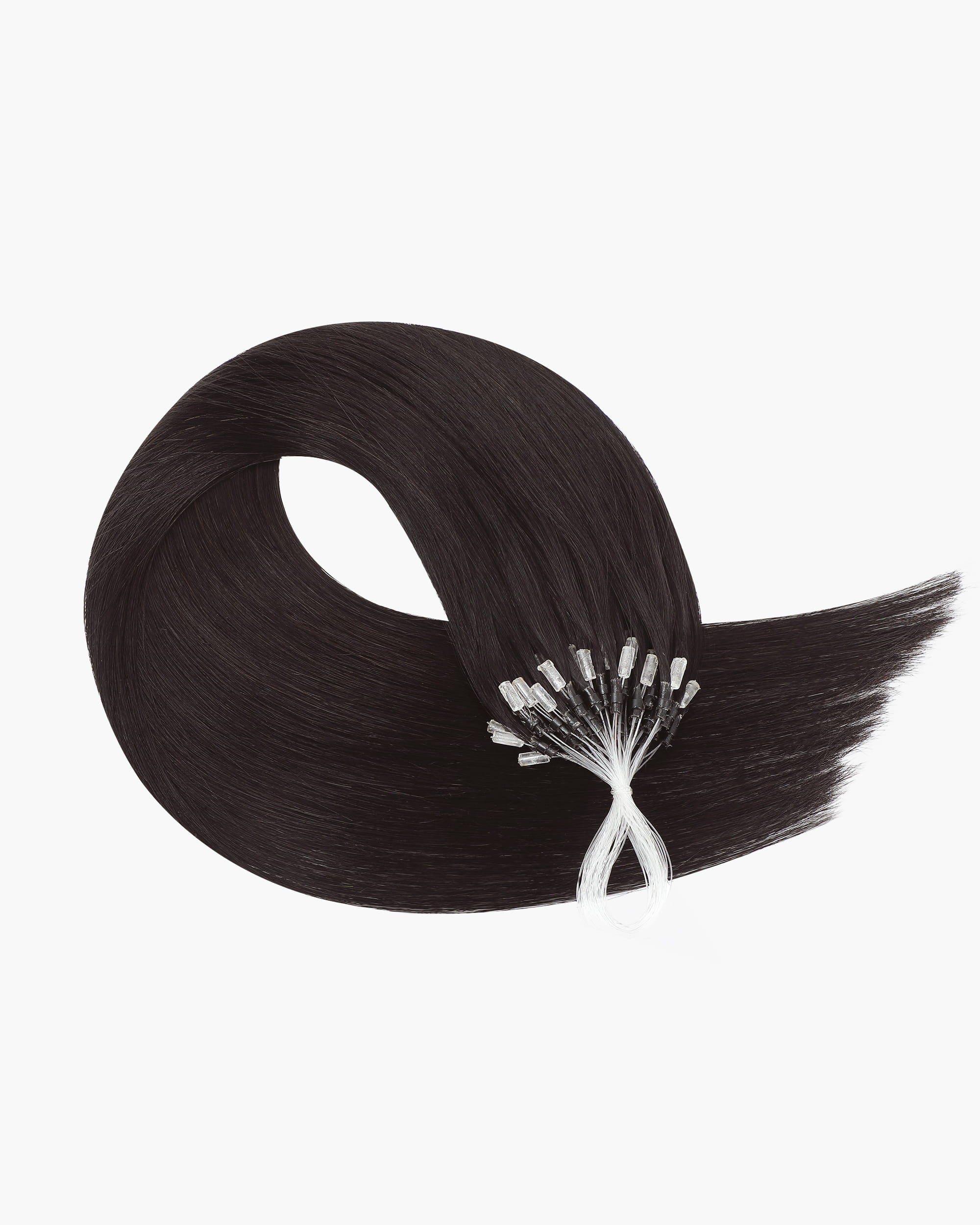 Micro Loop Hair Extensions Off Black #1B