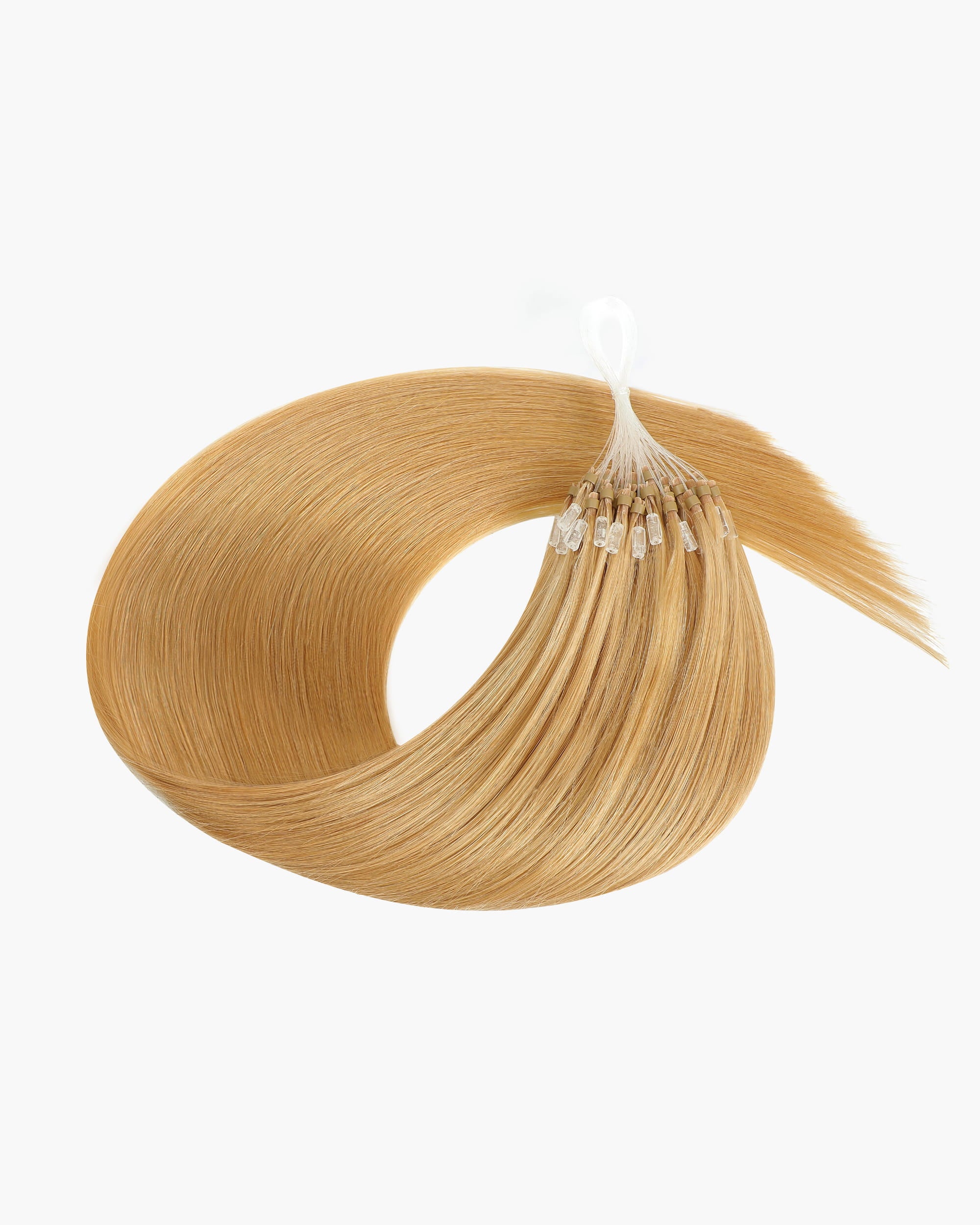 Micro Loop Hair Extensions Warm Honey Blonde #27