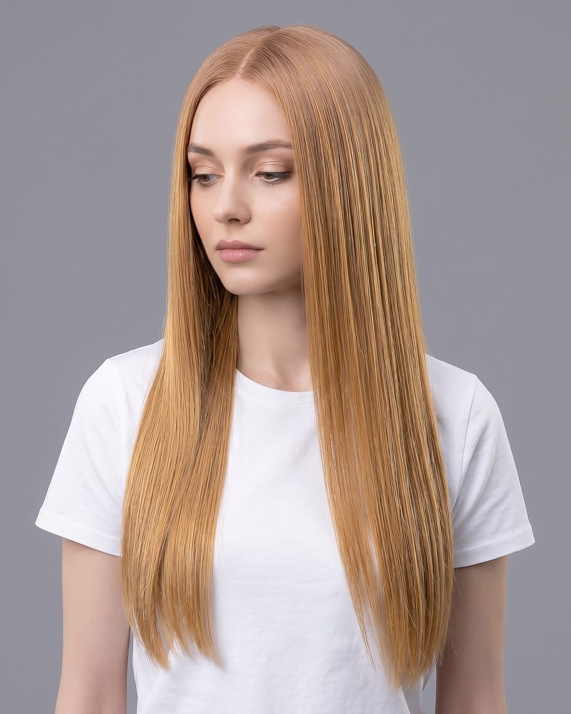 Clip-In Hair Extensions Bronze Blonde #6