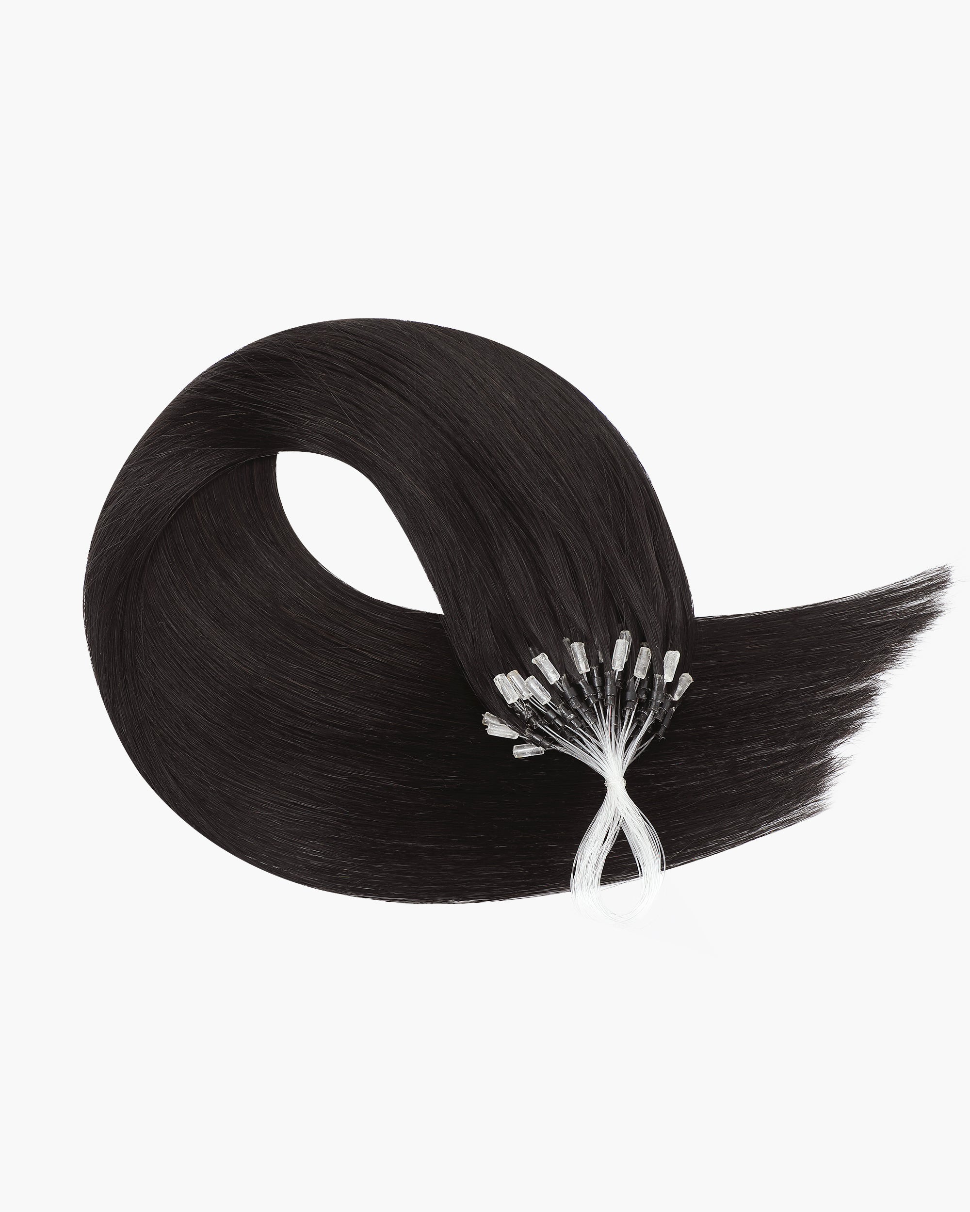 Remy Human Hair Extension Unprocessed Natural Black NB