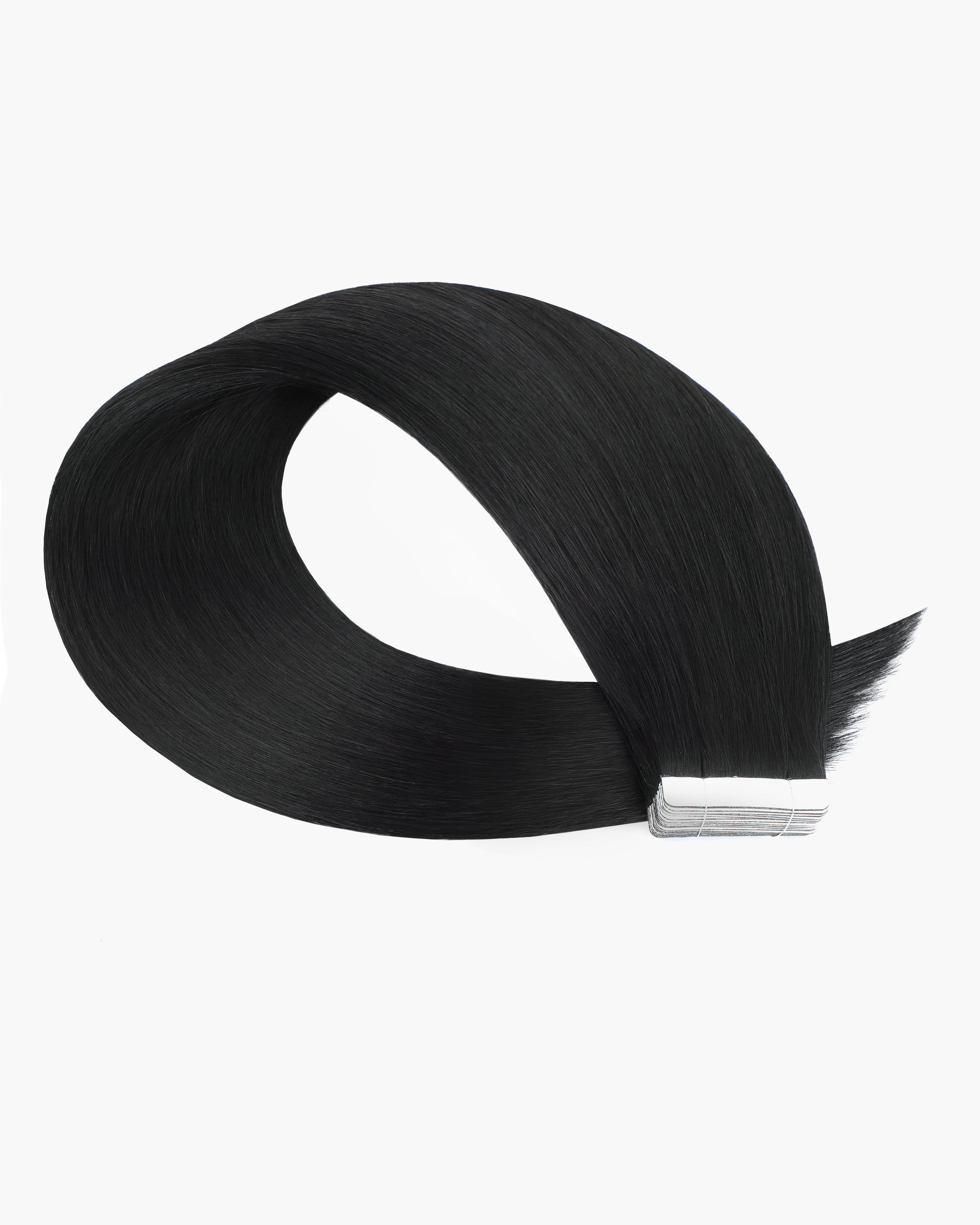 Tape-In Hair Extensions Jet Black #1