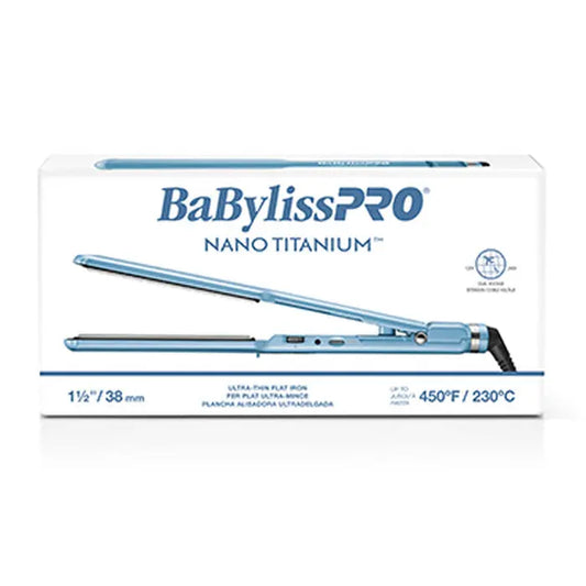 BaBylissPRO NANO TITANIUM 1½" ULTRA-THIN FLAT IRON BaByliss Pro