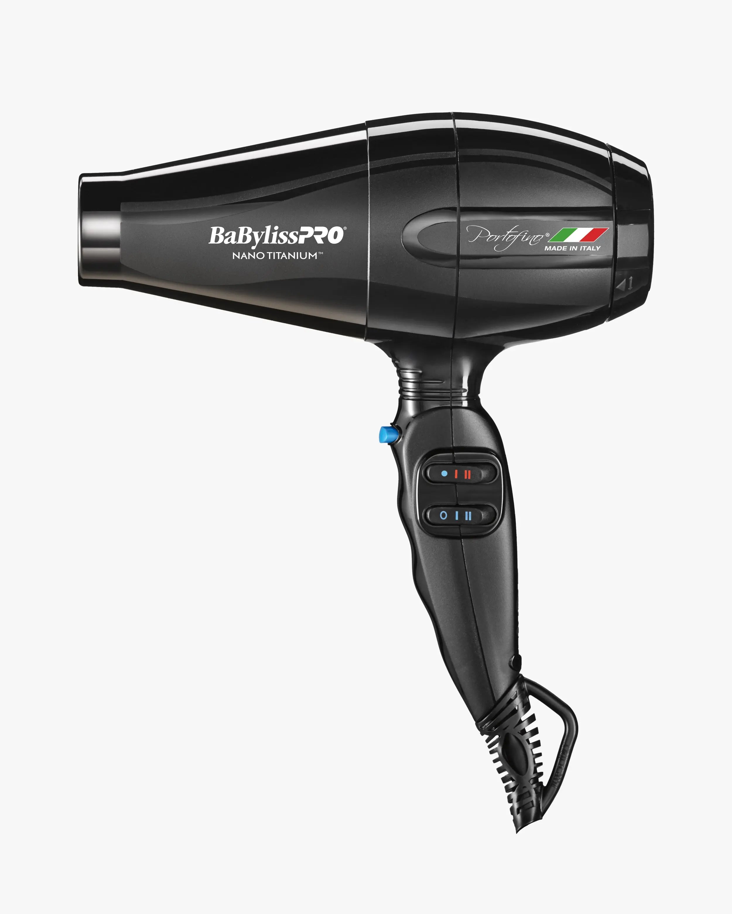 BaBylissPRO Nano Titanium Italian Portofino Hair Dryer – 2000W Professional Ionic Dryer (Made in Italy)