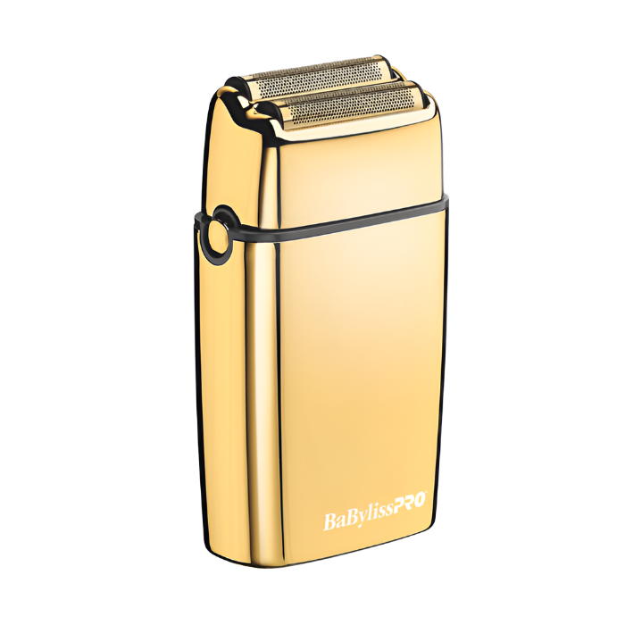 BABYLISSPRO FX02 GOLD/SILVER DOUBLE FOIL CORDLESS SHAVER