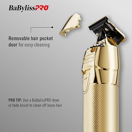 BABYLISSPRO FXONE GOLD/ MATTE BLACK CORDLESS TRIMMER