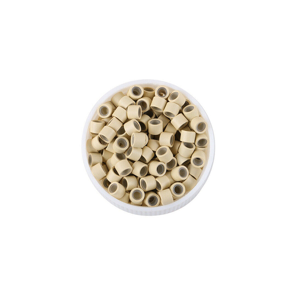 ALUMINUM SILICONED MICRO BEADS - 5mm x 3mm x 3mm