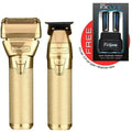 BaBylissPRO FXONE GoldFX TRIMMER & DOUBLE FOIL SHAVER PREPACK (Bonus! Free Dual Charger) BaBylissPRO