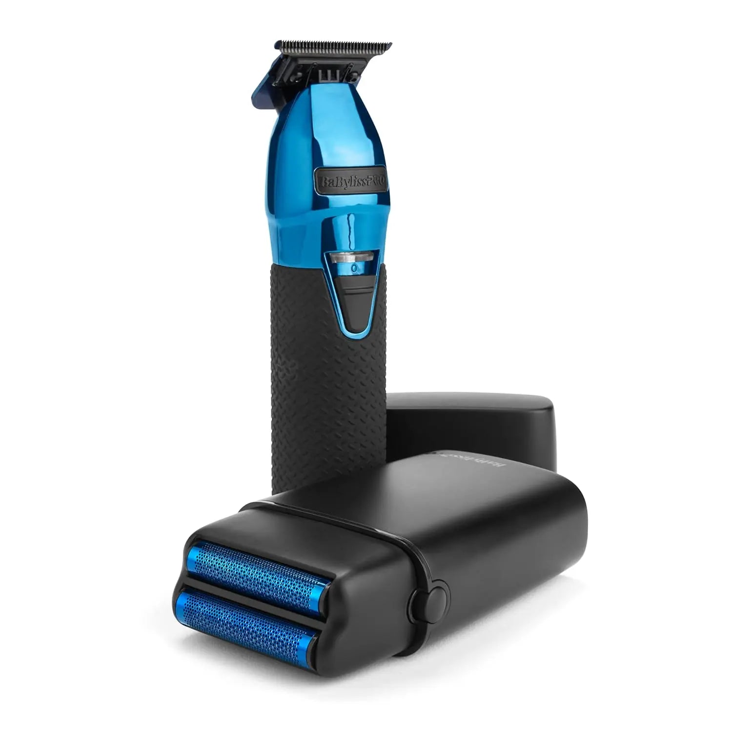 BaBylissPRO LIMITEDFX BLACK & BLUE TRIMMER & DOUBLE FOIL SHAVER COMBO BaBylissPRO