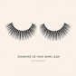 Diamond 3D Faux Mink Lashes Style #320 – Voluminous, Multi-Layered, Reusable, Dramatic Full Glam