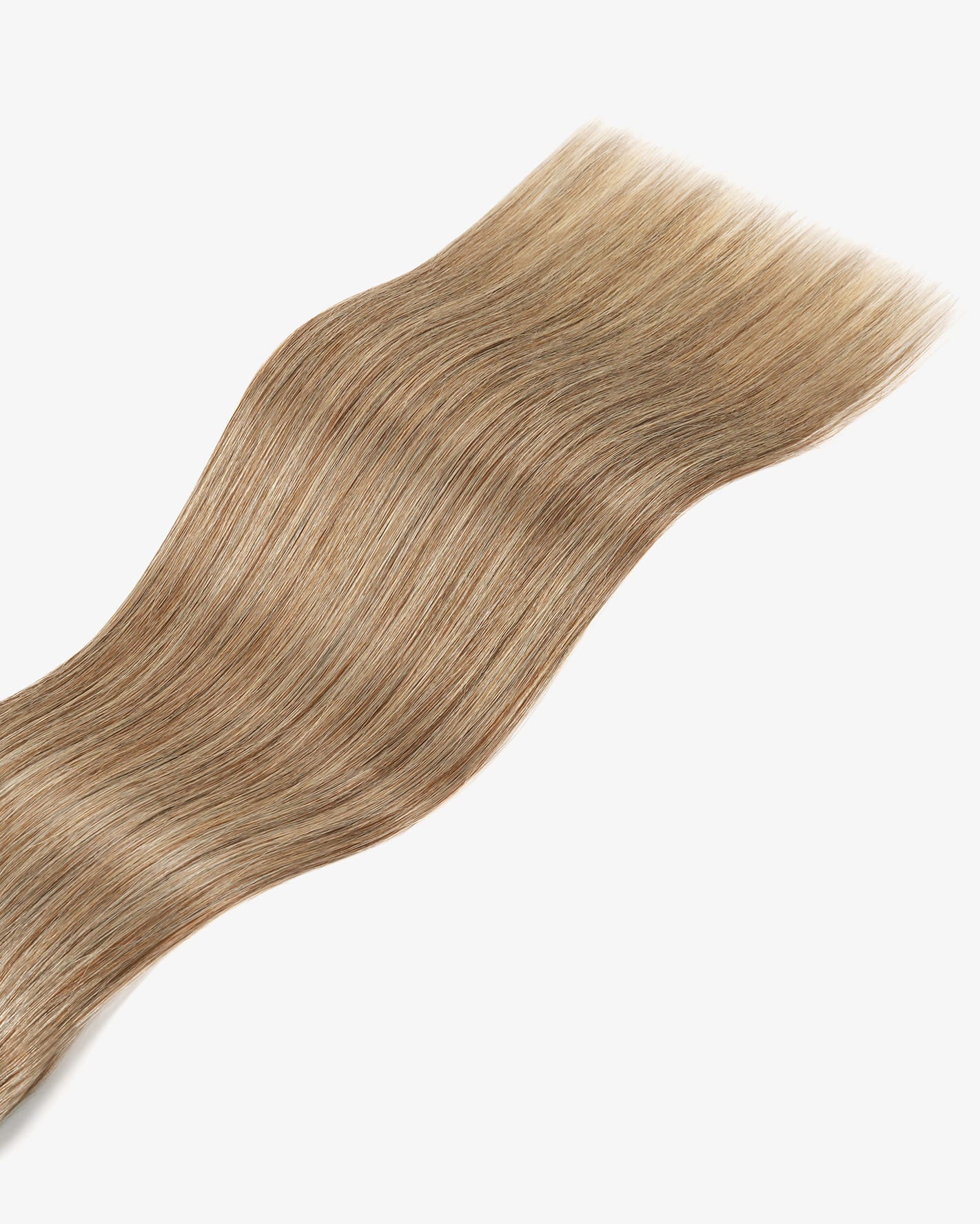 Diamond Weft Hair Extensions Medium Brown with Platinum Blonde #4/613