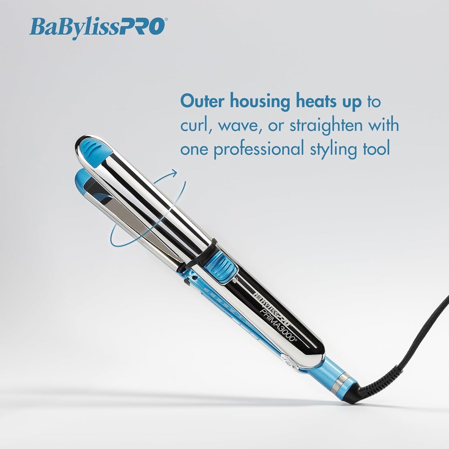 BABYLISSPRO NANO TITANIUM PRIMA3000 1¼" IONIC FLAT IRON
