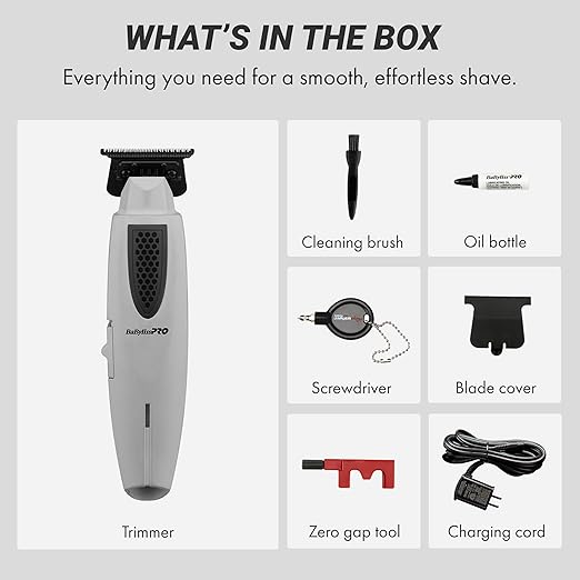 BaBylissPRO LithiumFX+ ERGONOMIC TRIMMER GRAY BaBylissPRO
