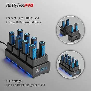 BaBylissPRO FXONE DUAL CHARGING PREPACK Morado