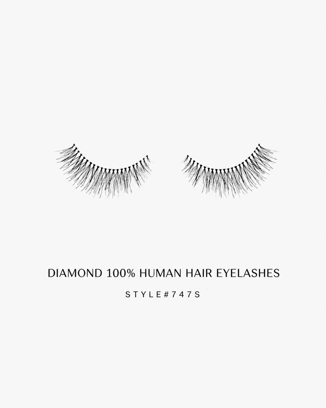 Human Hair Strip Eyelash Style 747S