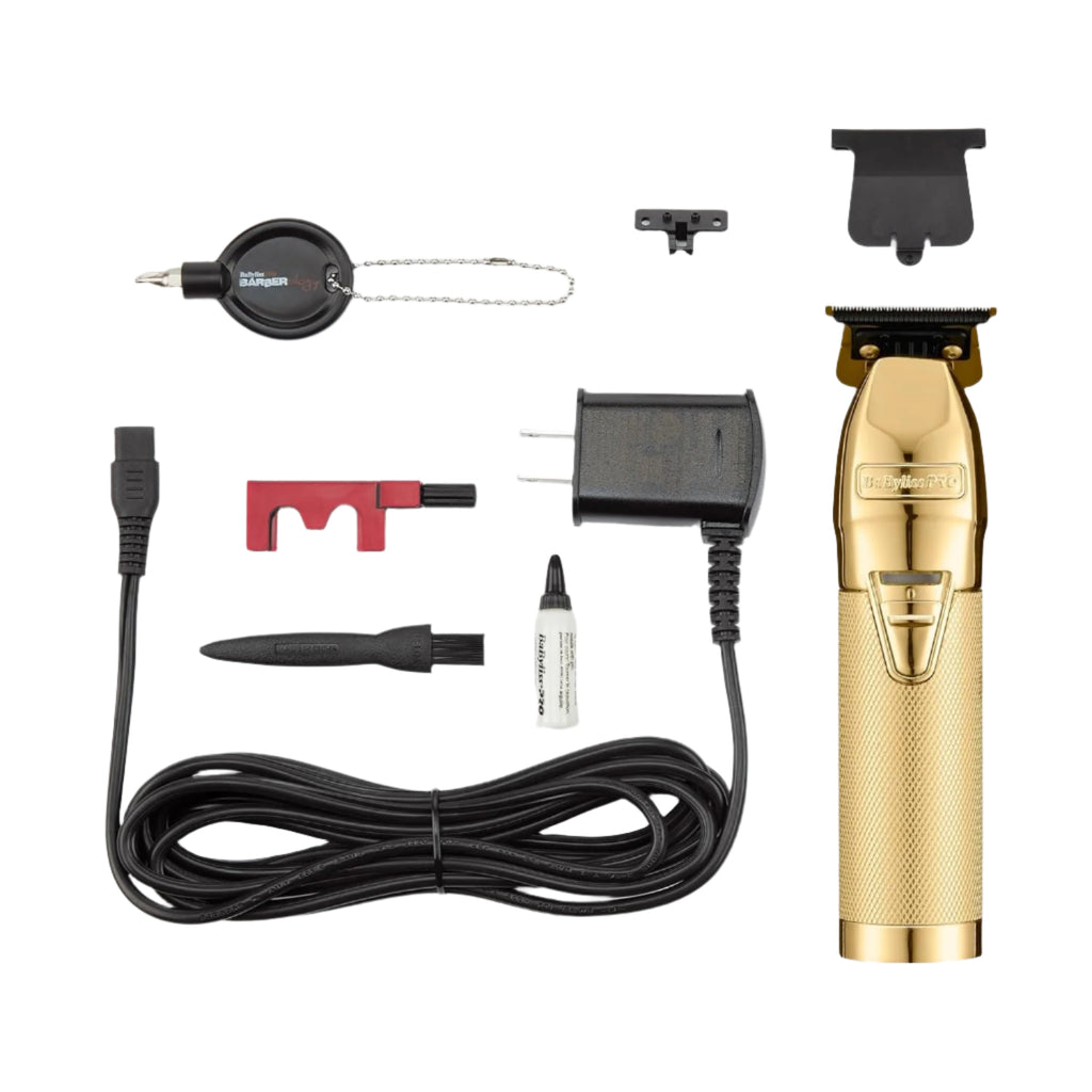 BABYLISSPRO FX+ GOLD/SILVER ALL METAL LITHIUM TRIMMER