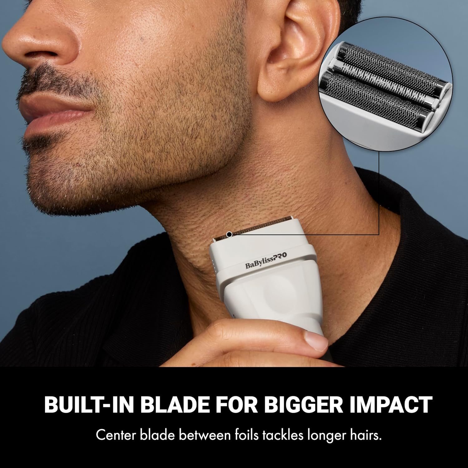 BaBylissPRO COREFX Double Foil Shaver – Waterproof Cordless Professional Finishing Shaver