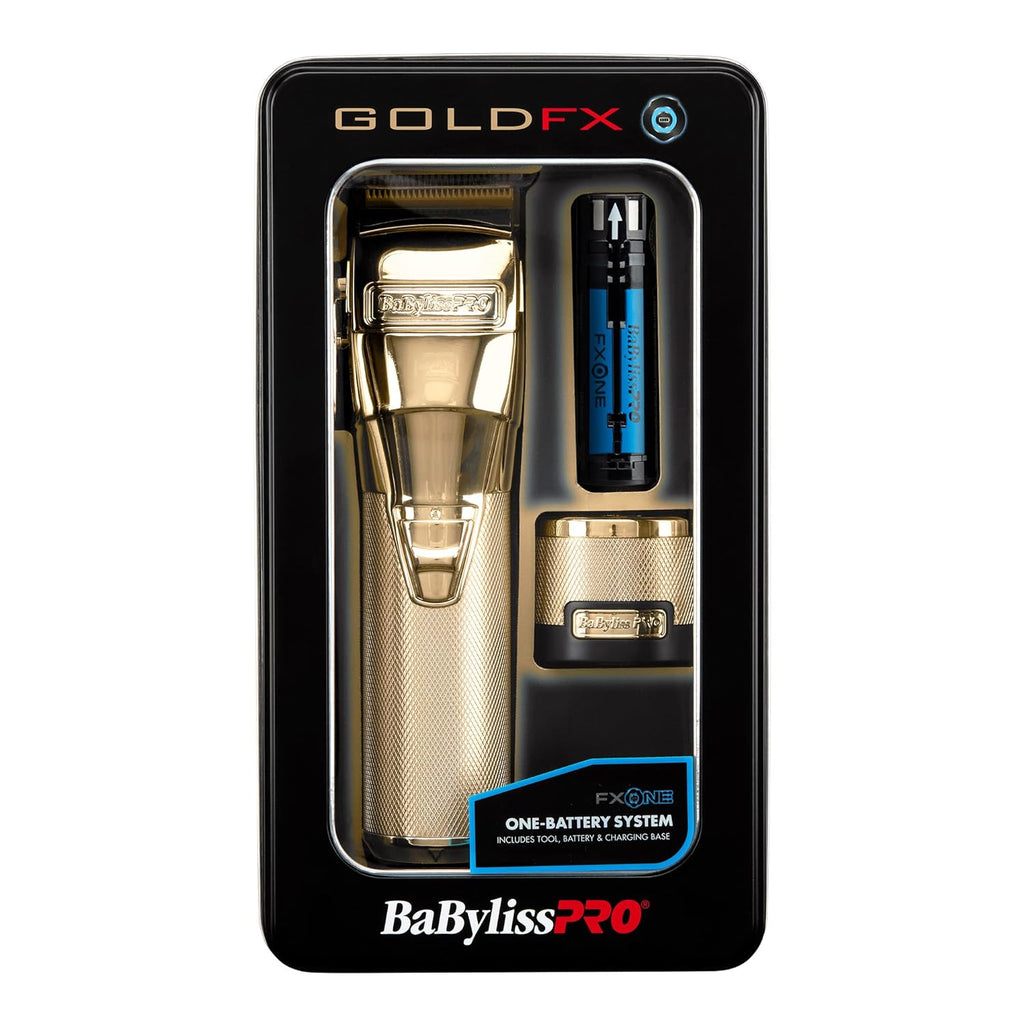 BABYLISSPRO FXONE GOLD/MATTE BLACK CORDLESS CLIPPER