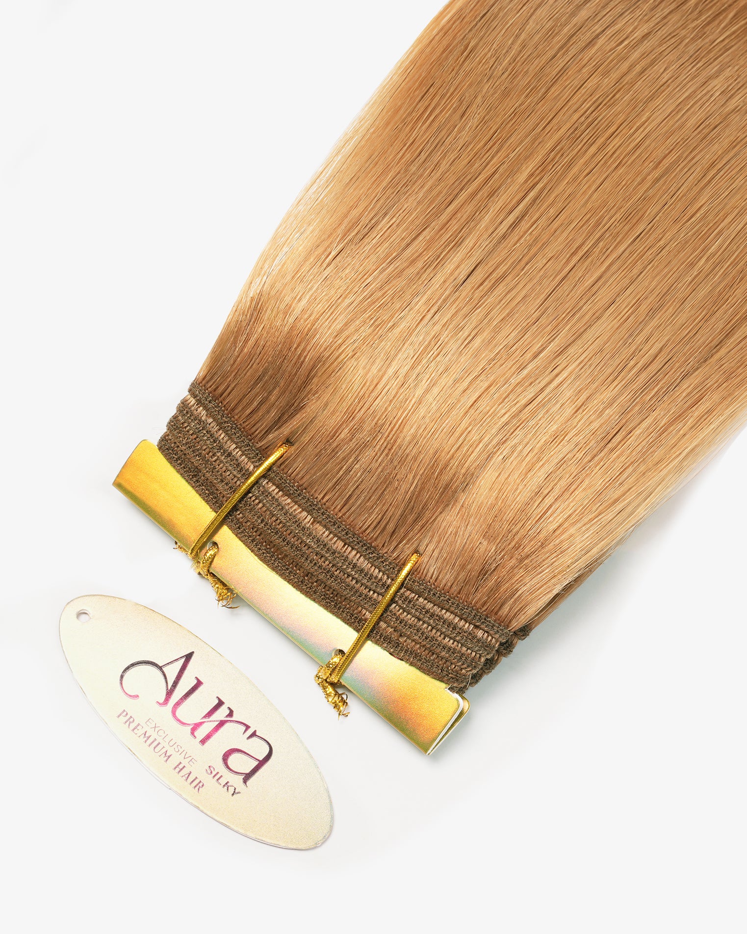 Aura Weft Hair Extensions Bronze Blonde #6