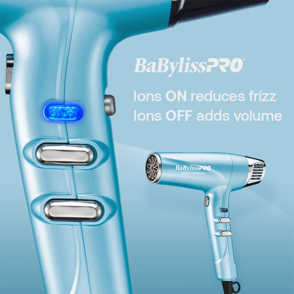 BABYLISSPRO NANO TITANIUM PRO HIGH-SPEED DUAL IONIC DRYER