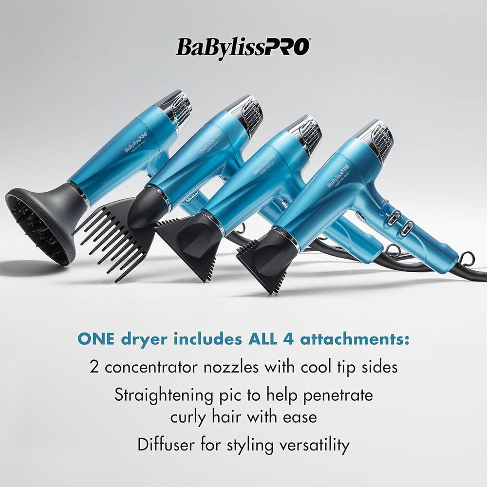 BABYLISSPRO NANO TITANIUM PRO HIGH-SPEED DUAL IONIC DRYER