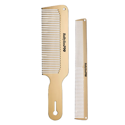BABYLISSPRO GOLD/ROSE GOLD METAL COMB 2-PACK