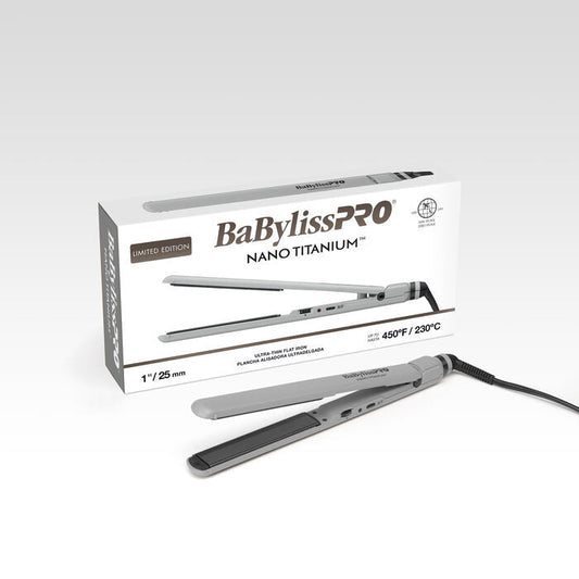 BaBylissPRO NANO TITANIUM 1" ULTRA-THIN FLAT IRON LTD ED MG Global Morado Inc.