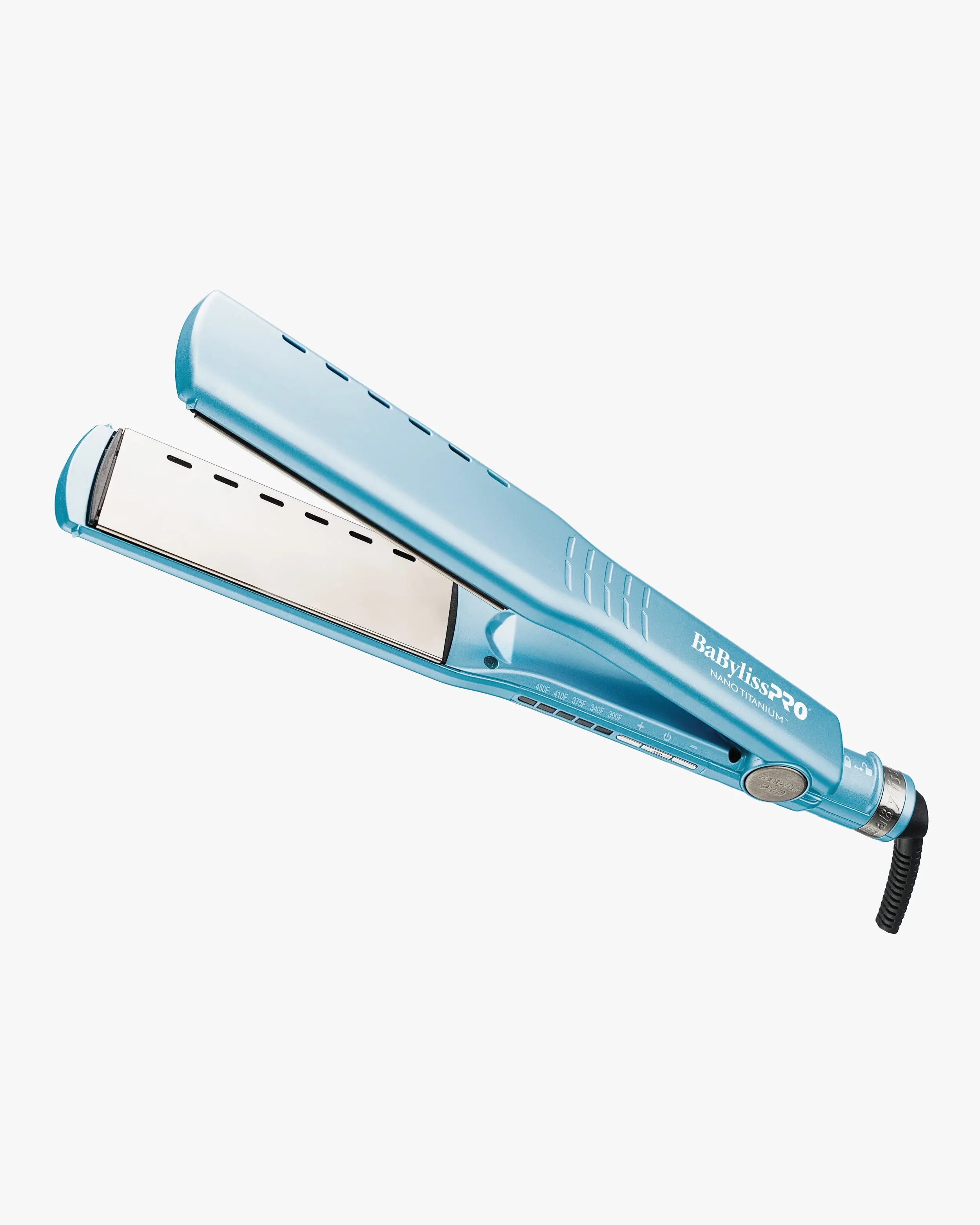 BaBylissPRO Nano Titanium 1.5” Vented Ionic Flat Iron – Wide Plate Hair Straightener for Fast, Smooth Styling