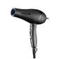 Black BaBylissPRO hair dryer on a white background
