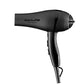 Black BabylissPro hair dryer on a light gray background